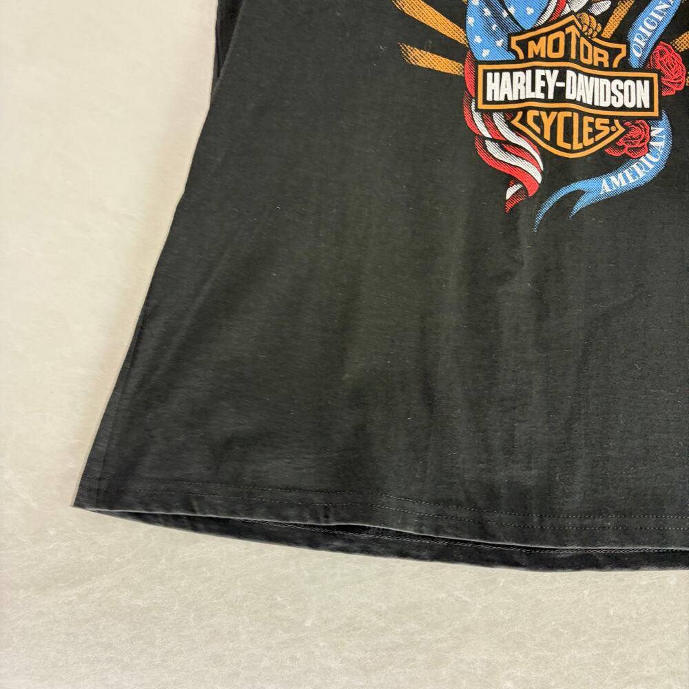 New Harley-Davidson New Port Richey Florida Eagle Graphic T-Shirt Size L - Picture 14 of 16